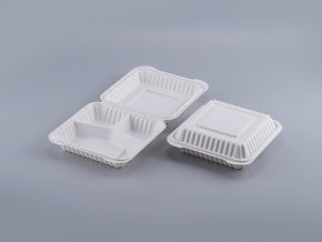 Hinged PP Clamshell Microwaveable Containers