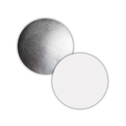 7" Heavy Duty White Round Paper Lid - Fit 7" Foil Container (Lid Only)