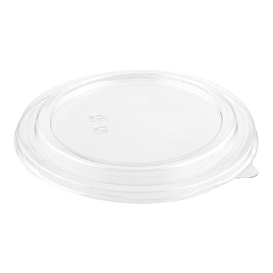 184mm PET Clear Round Lid for Kraft Salad Bowl 32-50oz (Lid Only) - 300 Pcs