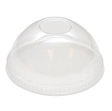 78mm PET Clear Round Dome Lid - (Fits 8oz - 10oz Pet Cups ) NO Hole | 1000 pcs