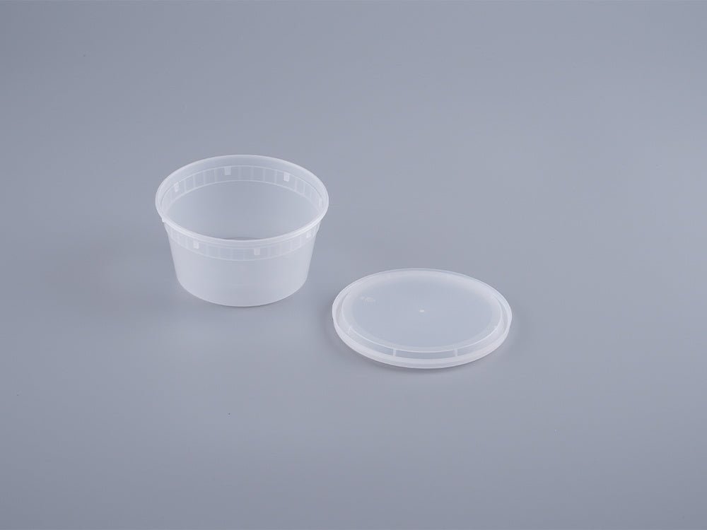 12oz - PP Deli Container W/ Lid - 240 Sets - greenhutpackaging