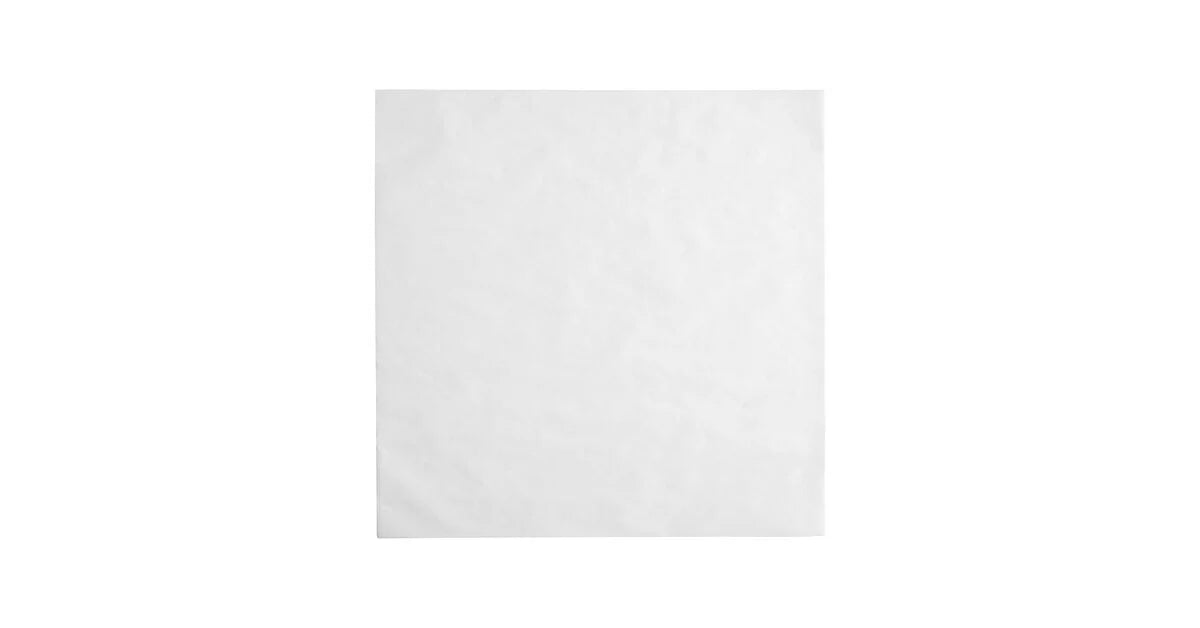 White Dry Wax Food Sheet Paper 12x12" - 2000 Pcs