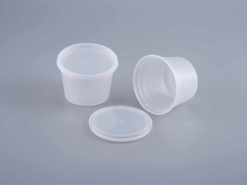 16oz - PP Deli Container W/ Lid - 240 Sets - greenhutpackaging