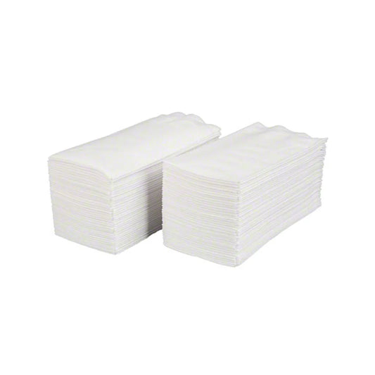 1- Ply 15x17" White Dinner Napkin - 3000 Pcs