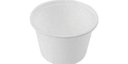 8oz White PP Bowls (Base Only) 250FBM - 1000 Pcs