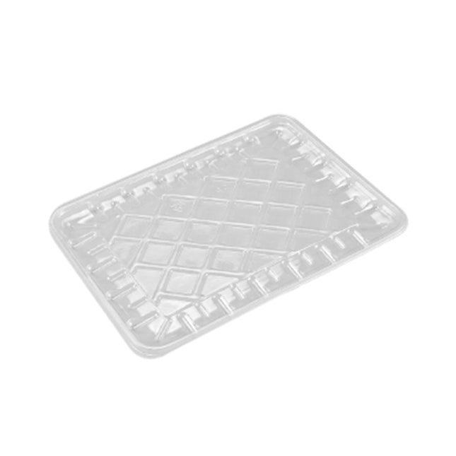 4S PET Clear Meat/Sushi Tray - 21.2x17.2x2.1cm - 500 Pcs