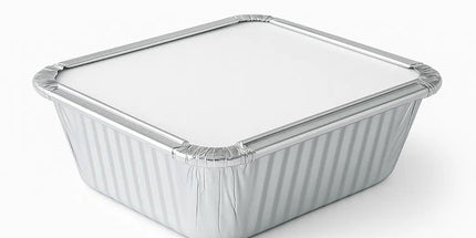 4x5" Aluminum Foil Container Foil Pan (Base Only) - 500 Pcs
