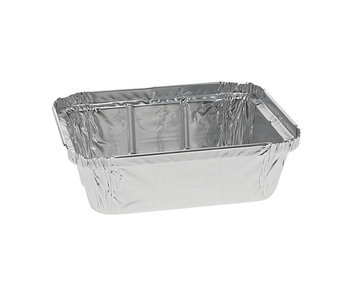 4x5" Aluminum Foil Container Foil Pan (Base Only) - 500 Pcs