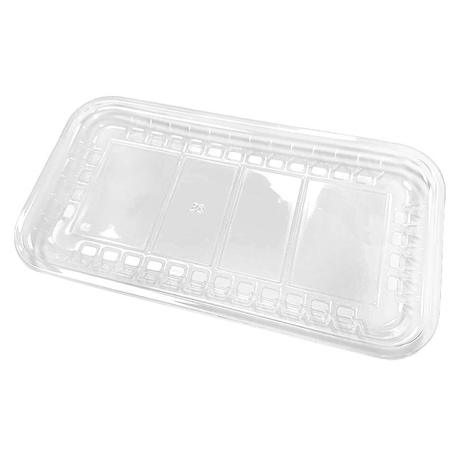 5S PET Clear Meat/Sushi Tray - 26.2x14.2x1.6cm - 500 Pcs