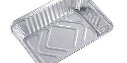 5x8" Aluminum Foil Container Foil Pan (Base Only) - 500 Pcs