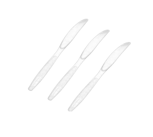 7" Compostable Heavy Cornstarch Forks - 1000pcs - greenhutpackaging