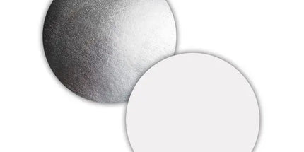 8" Heavy Duty White Round Paper Lid - Fit 8" Foil Container (Lid Only)