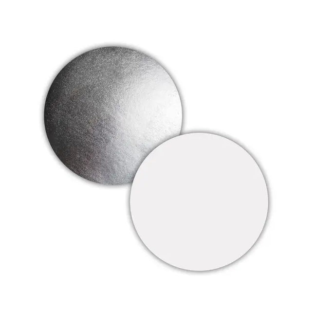 9" Heavy Duty White Round Paper Lid - Fit 9" Foil Container (Lid Only)