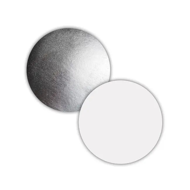 7" Heavy Duty White Round Paper Lid - Fit 7" Foil Container (Lid Only)