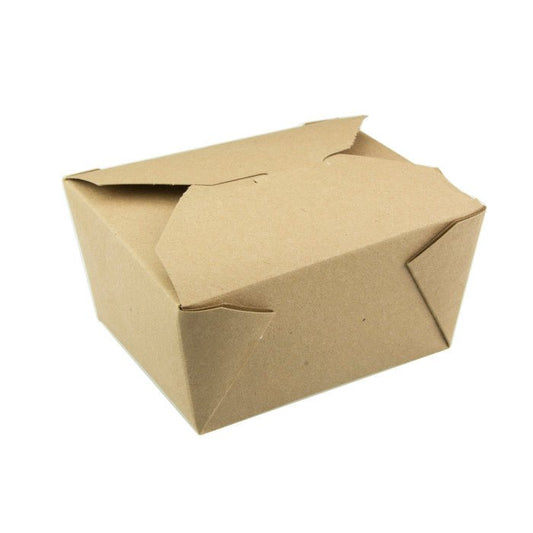 #8 | 45oz Kraft To - Go Paper box - 6.75x5.5x2.5" - 300 pcs - greenhutpackaging