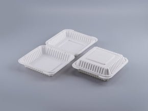 White Hinged Clamshells