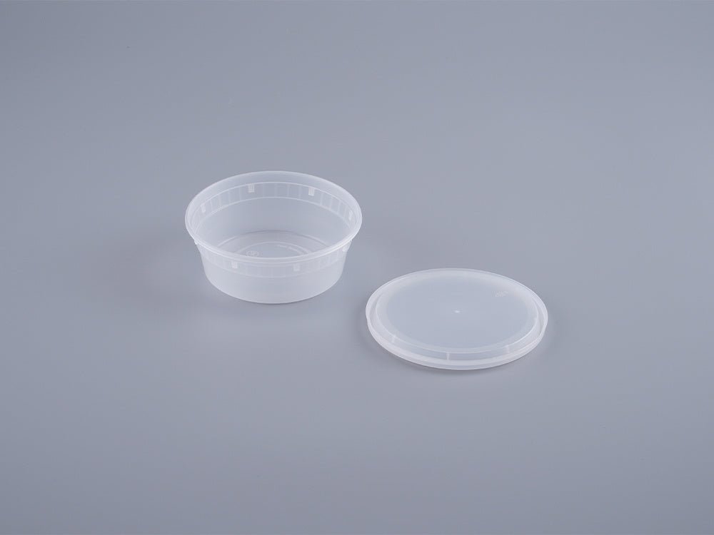 8oz - PP Deli Container W/ Lid - 240 Sets - greenhutpackaging