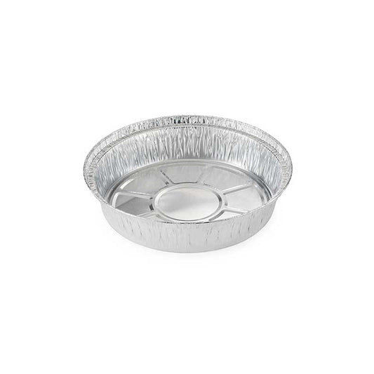 7" Silver Round Aluminum Foil Container (Base Only) - 500 Pcs