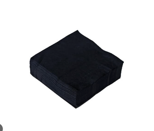 2-Ply Black Cocktail Napkin - 4000 Pcs