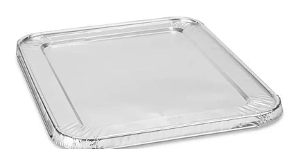 Half Size Aluminium Pan Tray Lid Only - 100 Pcs