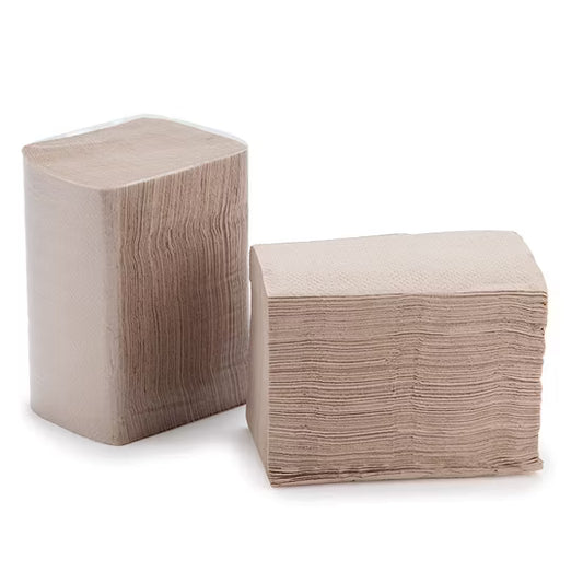 2-Ply Kraft Interfold Dispenser Napkin - 6000 Pcs