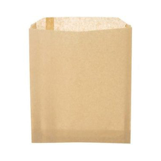 Greaseproof Kraft Paper Sandwich Bag - 6x1.2x6.75" - 1000 Pcs