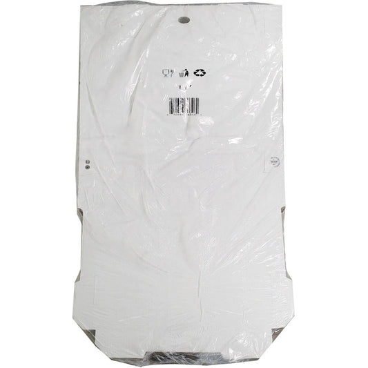 10" Pizza Box White/Brn - 50 Pcs