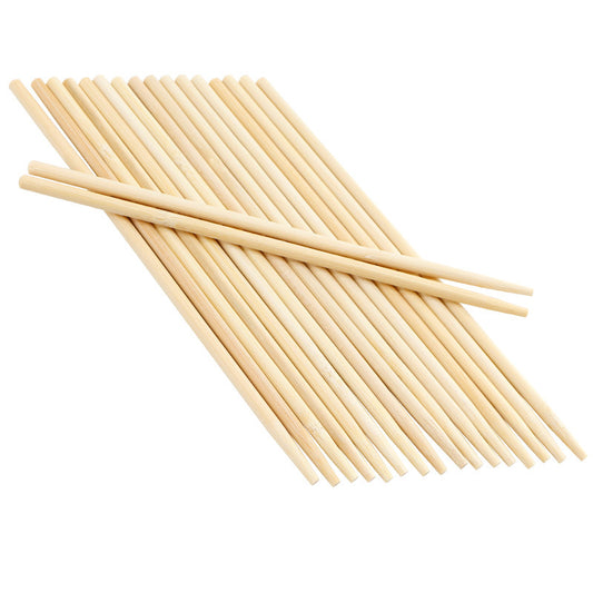 6mm Individually Plastic Wrapped Bamboo Chopsticks - 3000 Pcs