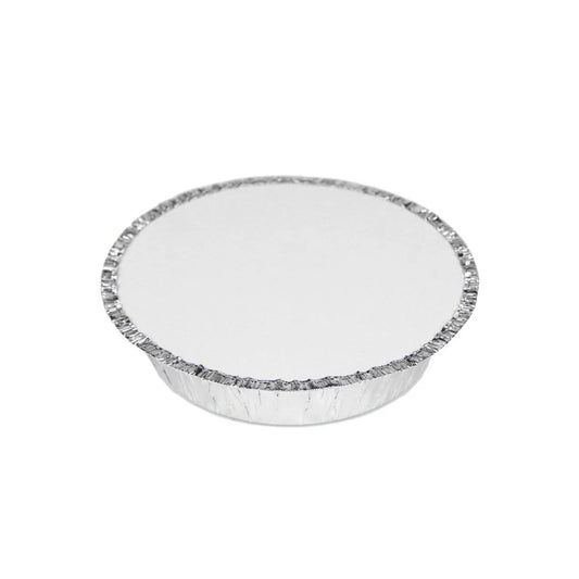 7" Silver Round Aluminum Foil Container (Base Only) - 500 Pcs