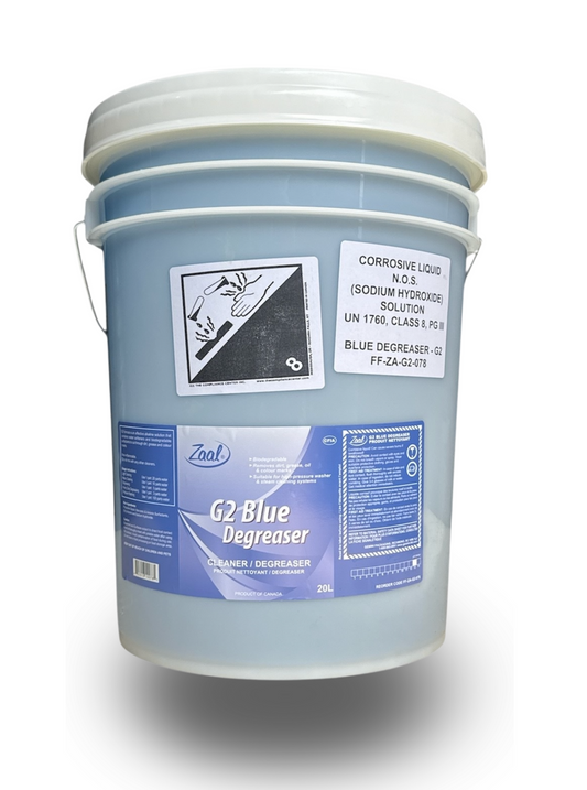 Zaal G2 Heavy Duty Blue Degreaser 20L