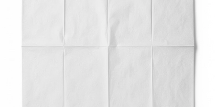 2- Ply 17x17" White Dinner Napkin - 2400 Pcs