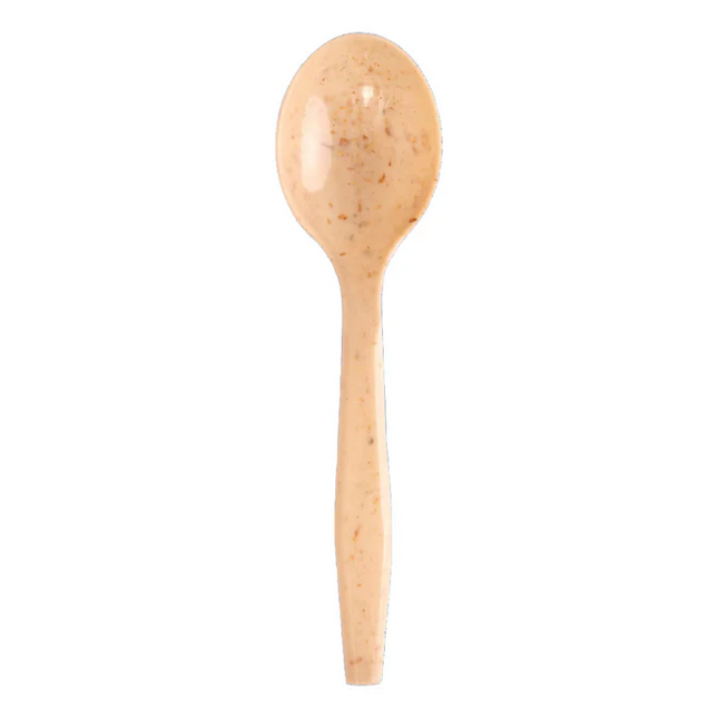 6" Bio - Wheat Fibre Tea Spoon - 1000 Pcs