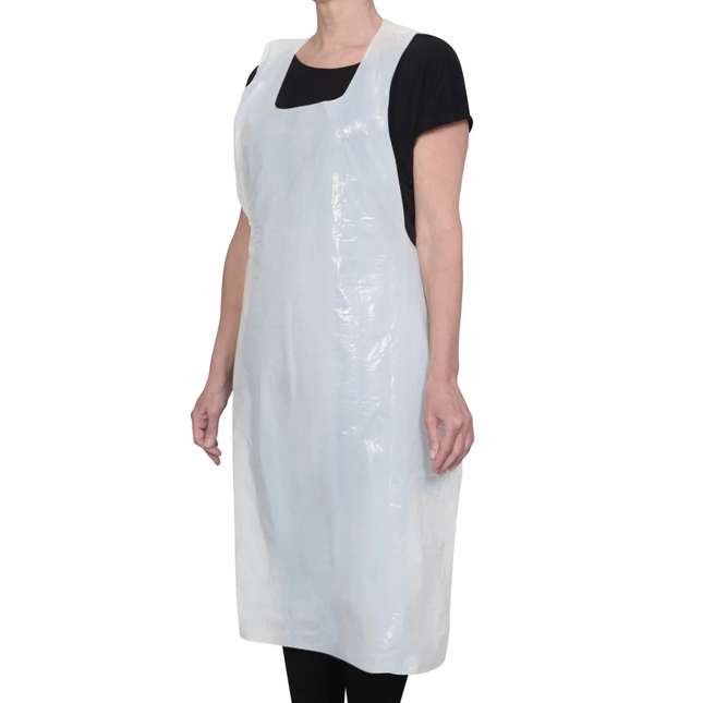 32x50" White Disposable Apron