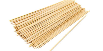 6" Bamboo Skewer 3.5mm - 100 Pcs