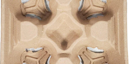 Kraft Paper Tray - 4cup Sturdy Cup Holder - 300 Pcs