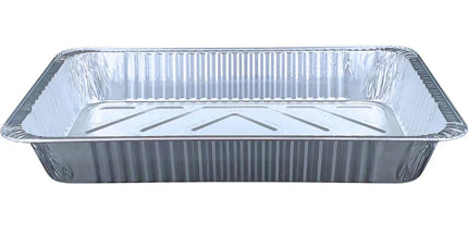 Full Size Medium Aluminium Pan Tray Base Only - 50 Pcs