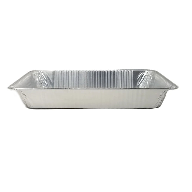 Full Size Deep Aluminium Pan Tray Base Only - 50 Pcs