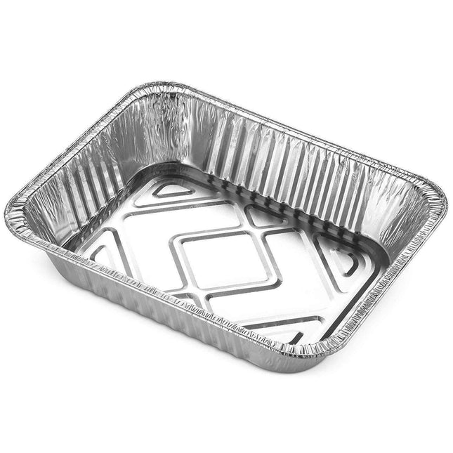 Half Size Deep Aluminium Pan Tray Base Only - 100 Pcs