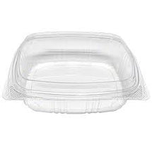 Clear Hinged PET Container 12oz - 200 Pcs