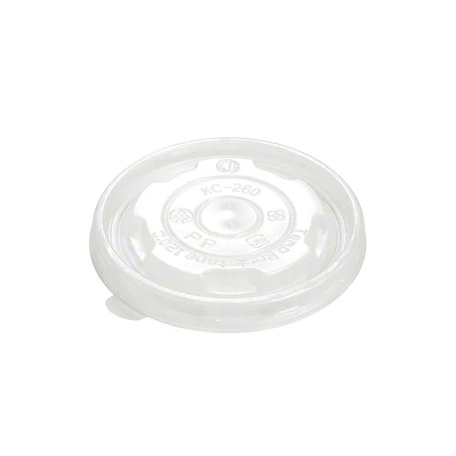 95mm PP Clear Round Lid Only JC95 - 1000 Pcs