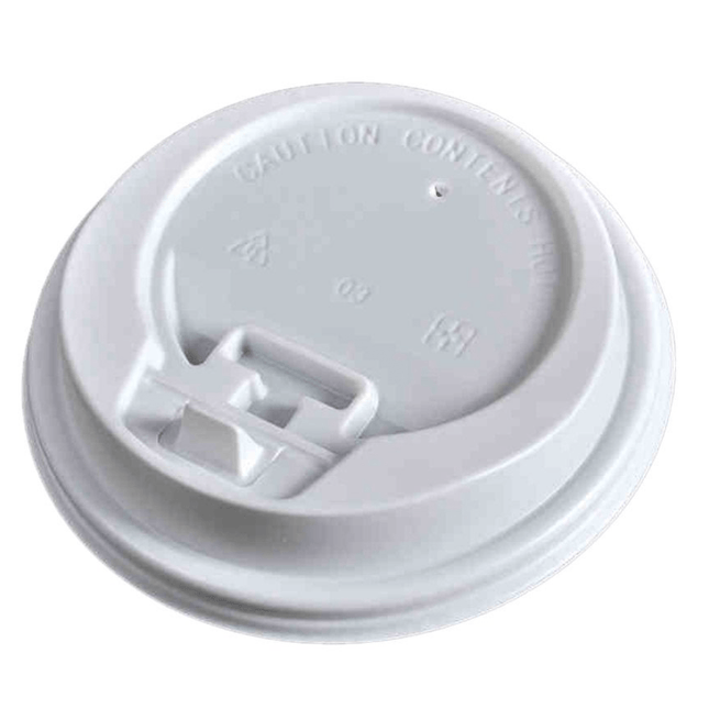 Lid for Coffee Paper Cup 12oz White - 1000 Pcs - greenhutpackaging