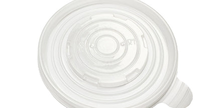 115mm Clear Heavy Duty PP Vented Lid - 500 Pcs