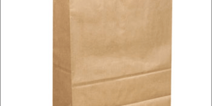 Natural Kraft Paper Bag - 12" x 7" x 17" - #60 - 6 - 500pcs - greenhutpackaging