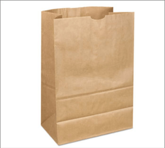 Natural Kraft Paper Bag - 12" x 7" x 17" - #60 - 6 - 500pcs - greenhutpackaging