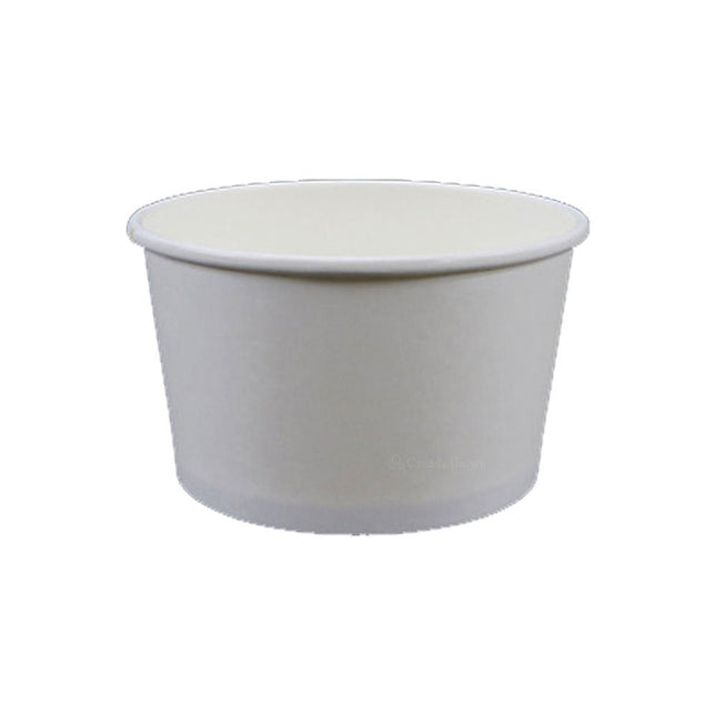 Paper Bowl White 8oz - 1000pcs - greenhutpackaging
