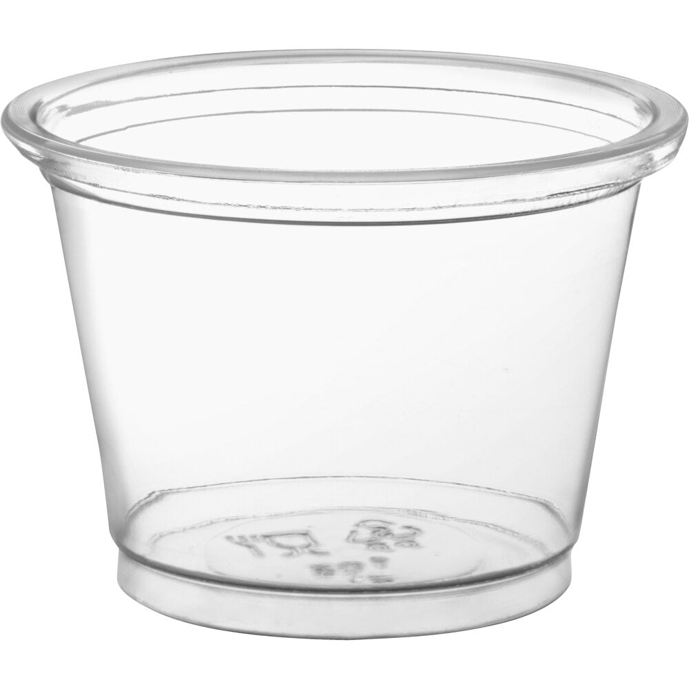 Portion Cup 1 oz clear - 2500pcs - greenhutpackaging