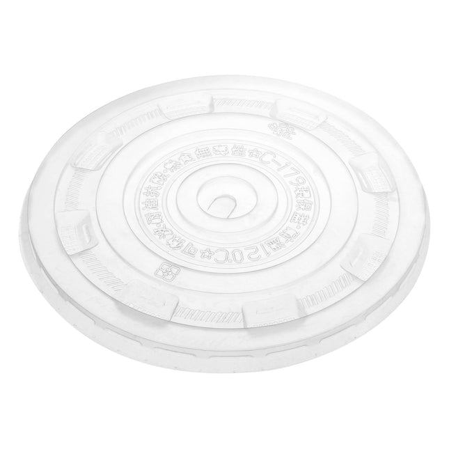 PP Clear Round Lid | C179 | 300 pcs - greenhutpackaging