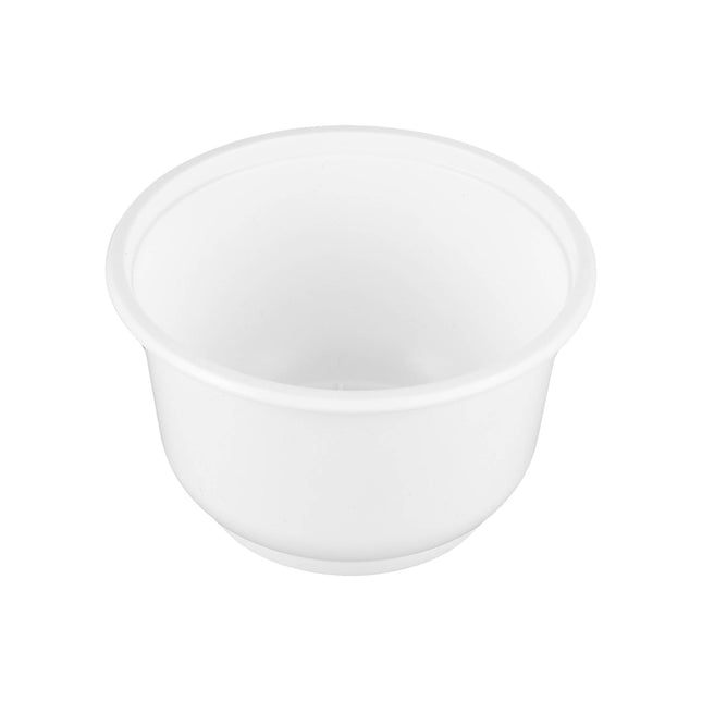 PP White Round Bowl | 500ml | 1000pcs - greenhutpackaging