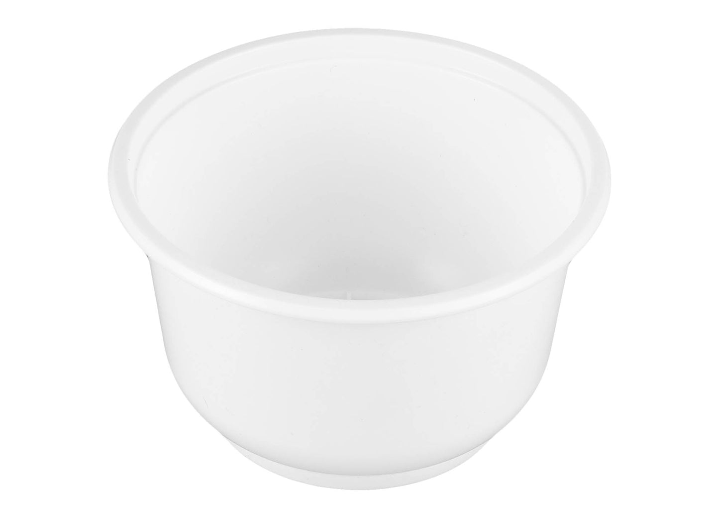 PP White Round Bowl | 500ml | 1000pcs - greenhutpackaging