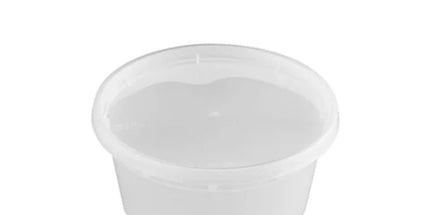 12oz - PP Deli Container W/ Lid - 240 Sets